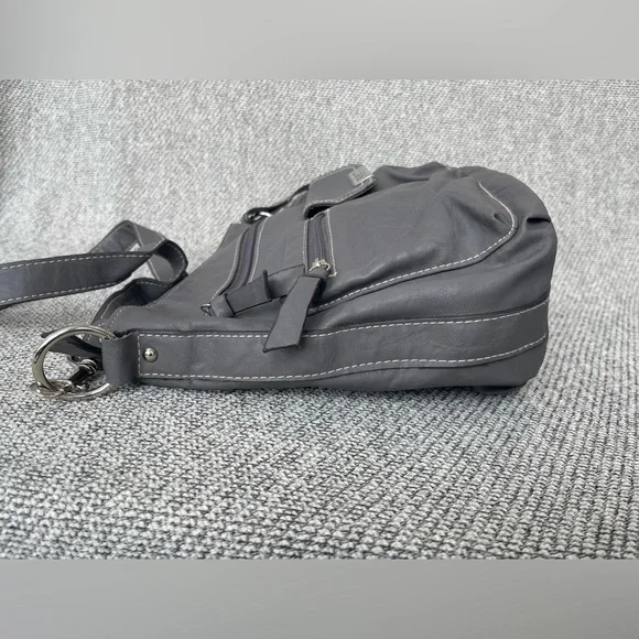 Rosetti Gray Crossbody Bag with Adjustable Strap - Picture 11 of 16